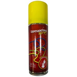 Σερπαντίνα σπρέι 125ml κίτρινο ΚΩΔ.6135