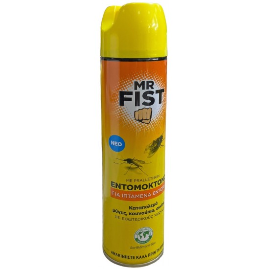 Εντομοκτόνο σπρέι ''Mr Fist'' 300ml κίτρινο ΚΩΔ.1673