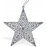 Αστέρι κρεμαστό πλαστικό με glitter ασημί 30cm 4945 ΚΩΔ.15827