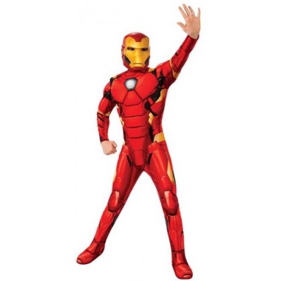Στολή αυθεντική ''IRON MAN'' 5-6 ετών κόκκινο 300990Μ ΚΩΔ.6162