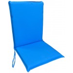 Μαξιλάρι καρέκλας αδιάβροχο και δέσιμο μπλε 94x43x5cm CUS-FOLD/B ΚΩΔ.0483