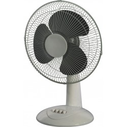 Ανεμιστήρας επιτραπέζιος με 3 ταχύτητες 40watt λευκό 30cm 03.FT-30/12 ΚΩΔ.0510