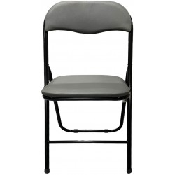Καρέκλα πτυσσόμενη γκρι 38x38x78cm ΚΩΔ.1069