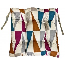 Mαξιλάρι καρέκλας τετράγωνο μπαμπού με δέσιμο πολύχρωμο 46x46x11.5cm ΚΩΔ.0426 Mαξιλάρι καρέκλας τετράγωνο μπαμπού με δέσιμο πολύχρωμο 46x46x11.5cm ΚΩΔ.0426