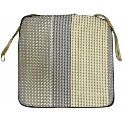 Mαξιλάρι καρέκλας τετράγωνο με δέσιμο γκρι 40x40x3.5cm ΚΩΔ.0450 Mαξιλάρι καρέκλας τετράγωνο με δέσιμο γκρι 40x40x3.5cm ΚΩΔ.0450