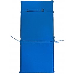 Μαξιλάρι καρέκλας με πλάτη αδιάβροχο μπλε καρό 95x45x4cm ΚΩΔ.8281 Μαξιλάρι καρέκλας με πλάτη αδιάβροχο μπλε καρό 95x45x4cm ΚΩΔ.8281