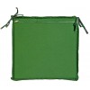 Μαξιλάρι καρέκλας με φερμουάρ και δέσιμο αδιάβροχο πράσινο καρώ 40x45x4cm ΚΩΔ.8287