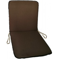 Μαξιλάρι καρέκλας πλάτη κάθισμα με δέσιμο 92x42x5cm καφέ ΚΩΔ.1146 Μαξιλάρι καρέκλας πλάτη κάθισμα με δέσιμο 92x42x5cm καφέ ΚΩΔ.1146