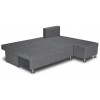 Γωνιακός καναπές κρεβάτι με αποθηκευτικό χώρο γκρι 200x150x74cm ΚΩΔ. 0289