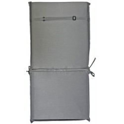 Μαξιλάρι καρέκλας με πλάτη αδιάβροχο γκρι καρό 95x45x4cm ΚΩΔ.8284 Μαξιλάρι καρέκλας με πλάτη αδιάβροχο γκρι καρό 95x45x4cm ΚΩΔ.8284