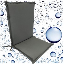 Μαξιλάρι καρέκλας με πλάτη αδιάβροχο γκρι 91x41x5cm Κωδ.1887 Μαξιλάρι καρέκλας με πλάτη αδιάβροχο γκρι 91x41x5cm Κωδ.1887