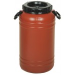 Δοχείο λαδιού με χειρολαβές καφέ 60 λίτρα 39x60cm 68-ΒΑ60 ΚΩΔ.3517