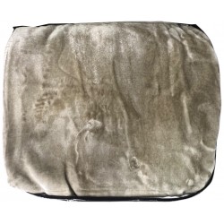 Κουβέρτα ΜΙΝΚ βελούδινη μονή μπεζ 160x220cm Ε-1393-2