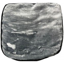 Κουβέρτα ΜΙΝΚ βελούδινη μονή γκρι 160x220cm Ε-1393