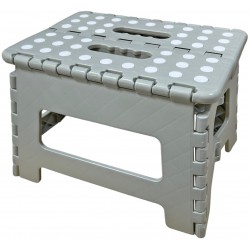 Σκαμπώ πτυσσόμενο πλαστικό γκρι 29x22x22cm Ε-1326 ΚΩΔ.5572
