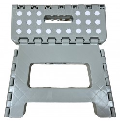 Σκαμπώ πτυσσόμενο πλαστικό γκρι 29x22x22cm Ε-1326 ΚΩΔ.5572