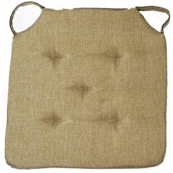 Μαξιλάρι καρέκλας Fiona με χρατς δέσιμο καφέ 40x40x4cm Ε-3424 ΚΩΔ.3052 Μαξιλάρι καρέκλας Fiona με χρατς δέσιμο καφέ 40x40x4cm Ε-3424 ΚΩΔ.3052