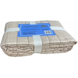 Κουβερλί μονόχρωμο διπλό 200x220cm μπεζ 39-950-2119 ΚΩΔ.8055