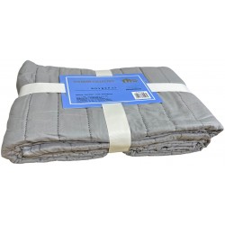 Κουβερλί μονόχρωμο διπλό 200x220cm γκρι 39-950-2119 ΚΩΔ.8057