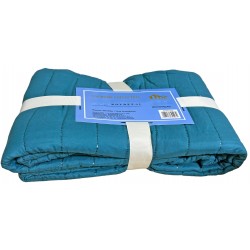 Κουβερλί μονόχρωμο διπλό 200x220cm μπλε 39-950-2119 ΚΩΔ.8058
