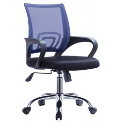 Καρέκλα γραφείου μπλε Π 53 Χ Β 55 Χ Υ 97cm ΚΩΔ.33-950-1911