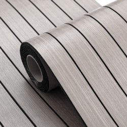  Ταπετσαρία τοίχου αυτοκόλλητη 3D αφρώδες γκρι 60x300cm ΚΩΔ.09-950-0648