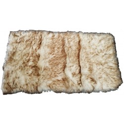 ΧΑΛΑΚΙ ΓΟΥΝΑΣ ΚΑΦΕ-ΛΕΥΚΟ NORMAL SHAPE ''HAIRY'' ΔΙΑΣΤΑΣΗ 120 Χ 170cm ΚΩΔ.39-950-1959