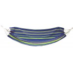 Αιώρα βαμβακερή μονή μπλε ρίγα 80x180cm 42-455 ΚΩΔ.5238
