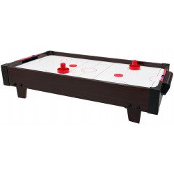 Air hockey επιτραπέζιο ξύλινο με μπαταρία 75x37x16cm ηλικία 5+ καφέ ΚΩΔ.16236