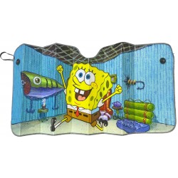 Ηλιοπροστασία αυτοκινήτου αλουμινίου Sponge Bob 60x130cm 2384 ΚΩΔ.12567