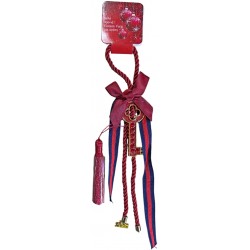 Γούρι διακοσμητικό κόκκινο 30cm W-14547 ΚΩΔ.5675