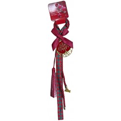 Γούρι διακοσμητικό κόκκινο 30cm W-14539 ΚΩΔ.5674