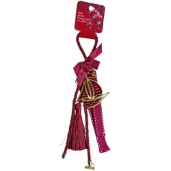 Γούρι διακοσμητικό κόκκινο 30cm W-14549 ΚΩΔ.5677