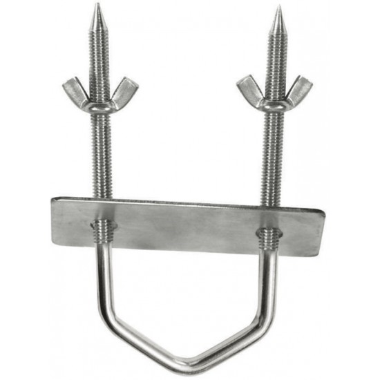 Διχάλα σπάλας αρνιού inox ασημί 7x15cm 007-0133 ΚΩΔ.11935