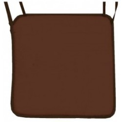 Μαξιλάρι καρέκλας τετράγωνο με δέσιμο ρέλι 38,5x38,5x2cm καφέ ΚΩΔ.0391 Μαξιλάρι καρέκλας τετράγωνο με δέσιμο ρέλι 38,5x38,5x2cm καφέ ΚΩΔ.0391