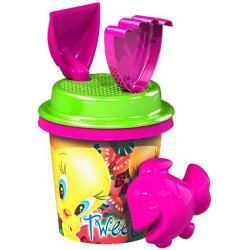 Κουβαδάκι Tweety πλαστικό 14cm σετ 5 τεμαχίων πολύχρωμο 42-758 ΚΩΔ.4614