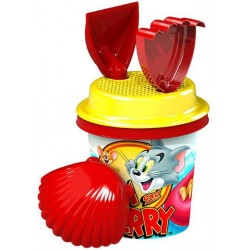 Κουβαδάκι Tom-Jerry πλαστικό 14cm σετ 5 τεμαχίων πολύχρωμο 42-759 ΚΩΔ.1714