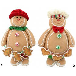 ΛΟΥΤΡΙΝΟ ΧΡΙΣΤΟΥΓΕΝΝΙΑΤΙΚΟ ΔΙΑΚΟΣΜΗΤΙΚΟ GINGERBREAD.ΔΙΑΤΙΘΕΤΑΙ ΣΕ 2 ΣΧΕΔΙΑ ΔΙΑΣΤΑΣΗ 38cm 7475 ΚΩΔ.5508