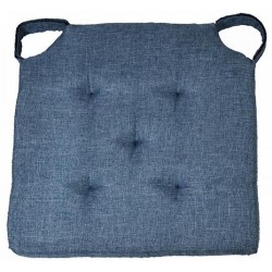 Μαξιλάρι καρέκλας Fiona με χρατς δέσιμο μπλε 40x40x4cm Ε-3424 ΚΩΔ.4131 Μαξιλάρι καρέκλας Fiona με χρατς δέσιμο μπλε 40x40x4cm Ε-3424 ΚΩΔ.4131