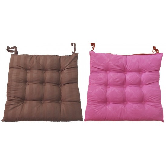 Μαξιλάρι καρέκλας υφασμάτινο ''ΠΟΝΤΑ'' διπλής όψεως 40x40x4cm ροζ σκούρο Ε-1006 ΚΩΔ.4369 Μαξιλάρι καρέκλας υφασμάτινο ''ΠΟΝΤΑ'' διπλής όψεως 40x40x4cm ροζ σκούρο Ε-1006 ΚΩΔ.4369