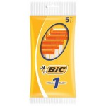 Bic Classic Ξυραφάκια μίας Χρήσης 5τμχ κίτρινο 21-00006 ΚΩΔ.6365