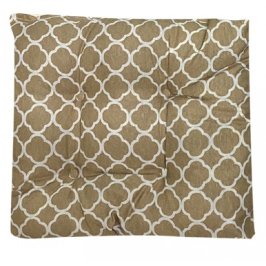 Μαξιλάρι καρέκλας καφέ 34χ34cm ΚΩΔ.39-800-0071-1 Μαξιλάρι καρέκλας καφέ 34χ34cm ΚΩΔ.39-800-0071-1