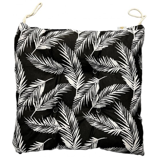 Μαξιλάρι καρέκλας μαύρο 34χ34cm ΚΩΔ.39-800-0072 Μαξιλάρι καρέκλας μαύρο 34χ34cm ΚΩΔ.39-800-0072