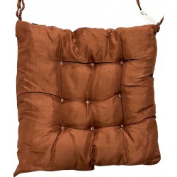 Μαξιλάρι καρέκλας με δέσιμο καφέ 38χ38χ5cm ΚΩΔ.39-950-2054-1 Μαξιλάρι καρέκλας με δέσιμο καφέ 38χ38χ5cm ΚΩΔ.39-950-2054-1