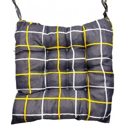 Μαξιλάρι καρέκλας με δέσιμο γκρι εμπριμέ 38χ38χ5cm ΚΩΔ.39-950-2054-3 Μαξιλάρι καρέκλας με δέσιμο γκρι εμπριμέ 38χ38χ5cm ΚΩΔ.39-950-2054-3