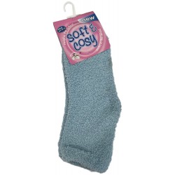 Κάλτσα polyester σετ 2 τεμαχίων γαλάζιο one size 37-41 ΚΩΔ.39-950-2097