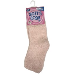Κάλτσα polyester σετ 2 τεμαχίων ροζ ανοιχτό one size 37-41 ΚΩΔ.39-950-2097-5