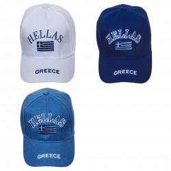 Καπέλο jokey GREECE ανδρικό γαλάζιο 42-566 ΚΩΔ.9386