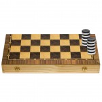 Τάβλι ξύλινο μεγάλο 48cm καφέ ΚΩΔ.69-19