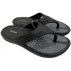 Σαγιονάρα ανδρική δίχαλο και αντιολισθητικό υπόστρωμα μαύρο-γκρι Ν40-45 ΚΩΔ.6668